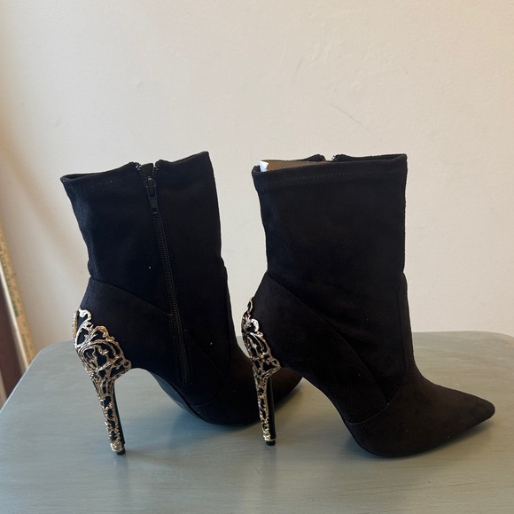 Charlotte Russe Shoes - Charlotte Russe Black Heeled Boots